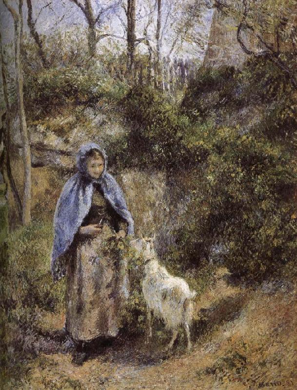Camille Pissarro Woman sheep Sweden oil painting art